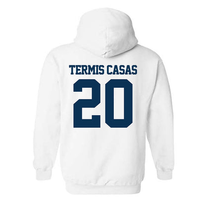 Georgia Tech - NCAA Women's Basketball : Ariadna Termis Casas - Classic Fashion Shersey Hooded Sweatshirt-1