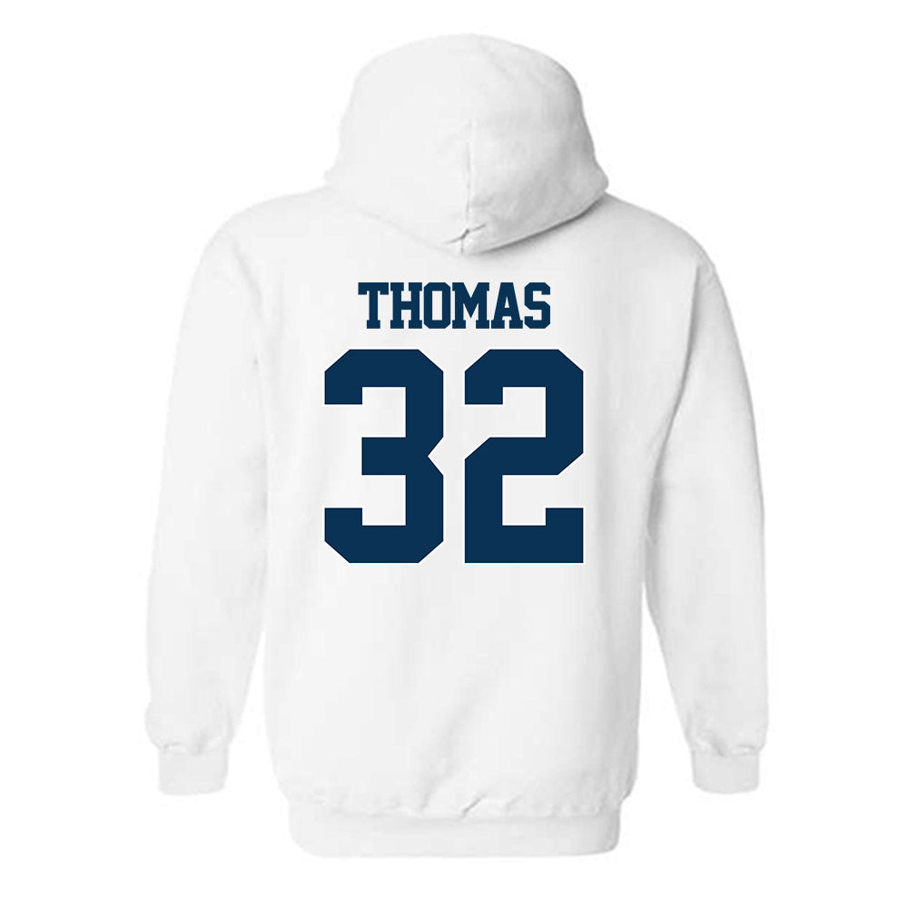 Georgia Tech - NCAA Women's Basketball : D'Asia Thomas - Classic Fashion Shersey Hooded Sweatshirt-1