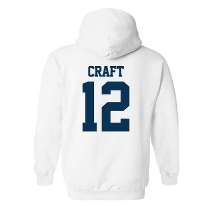 Georgia Tech - NCAA Men's Basketball : Kam Craft - Classic Fashion Shersey Hooded Sweatshirt-1