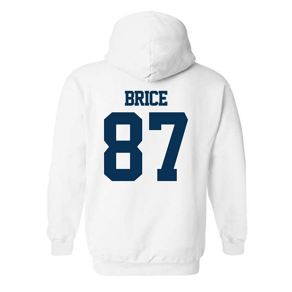 Georgia Tech - NCAA Football : Jamauri Brice - Classic Fashion Shersey Hooded Sweatshirt-1