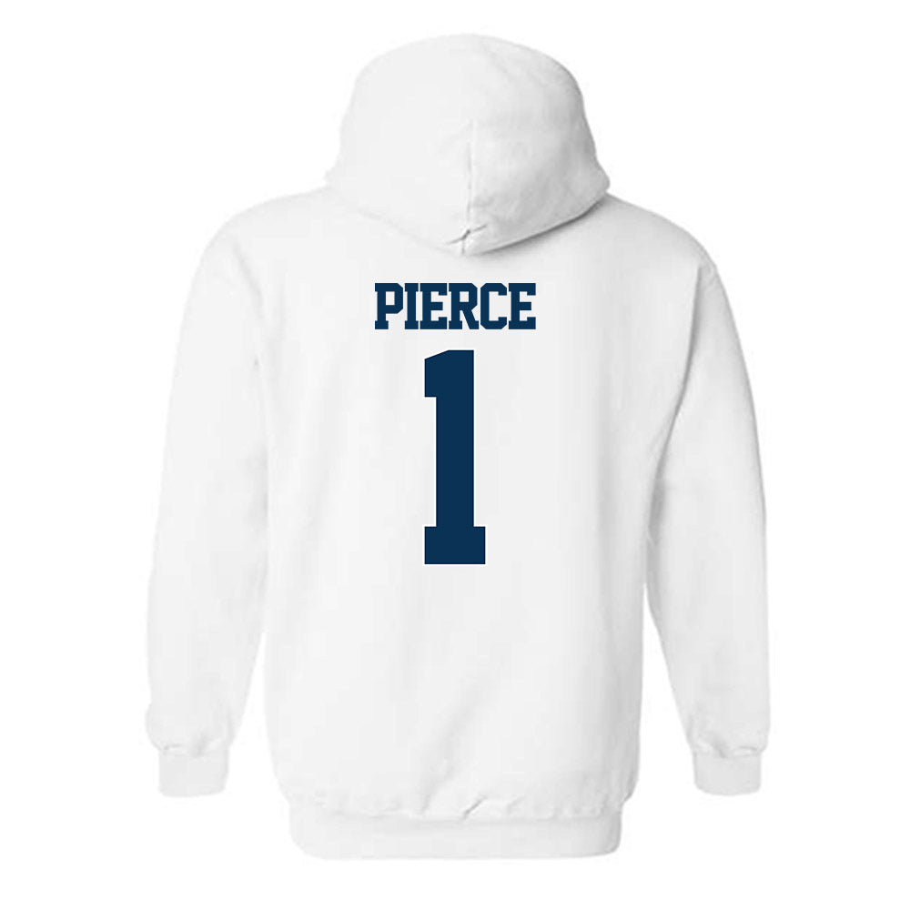 Georgia Tech - NCAA Women's Volleyball : Deandra Pierce - Classic Fashion Shersey Hooded Sweatshirt-1