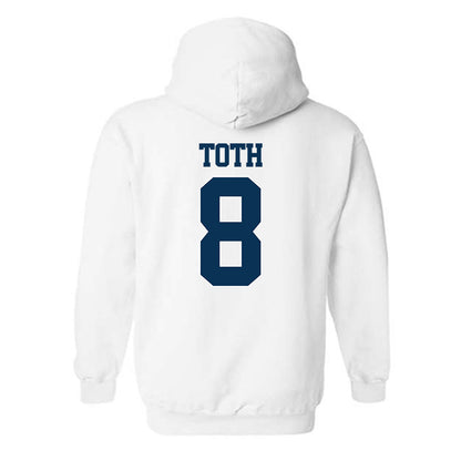 Georgia Tech - NCAA Women's Volleyball : Sara Toth - Classic Fashion Shersey Hooded Sweatshirt-1