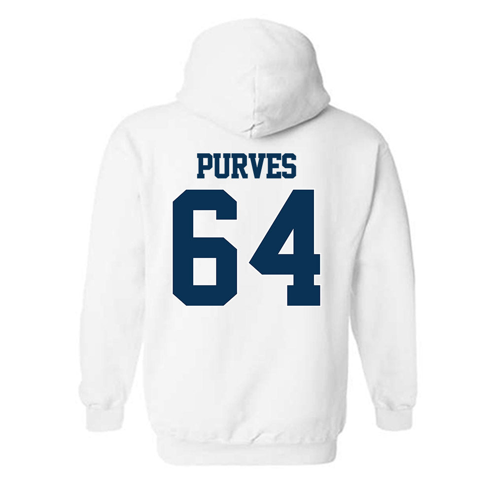 Georgia Tech - NCAA Football : Ryan Purves - Classic Fashion Shersey Hooded Sweatshirt-1
