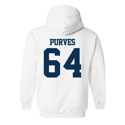 Georgia Tech - NCAA Football : Ryan Purves - Classic Fashion Shersey Hooded Sweatshirt-1