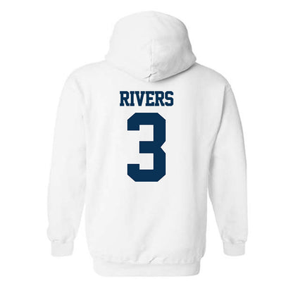 Georgia Tech - NCAA Football : Eric Rivers - Classic Fashion Shersey Hooded Sweatshirt-1