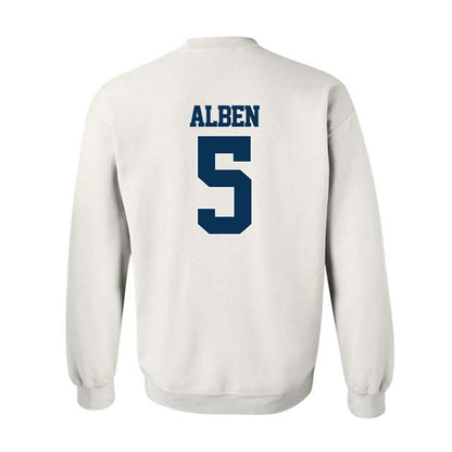 Georgia Tech - NCAA Women's Basketball : Catherine Alben - Classic Fashion Shersey Crewneck Sweatshirt-1