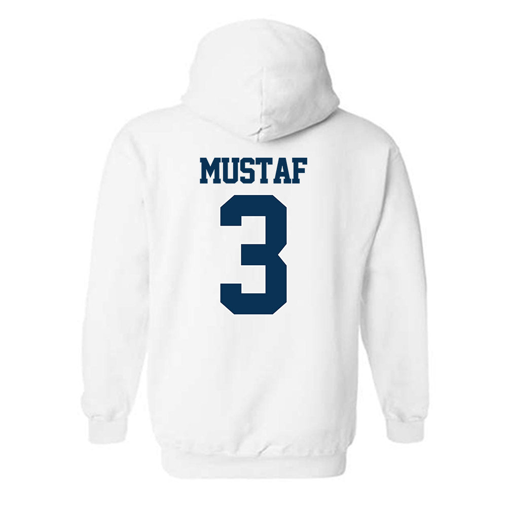 Georgia Tech - NCAA Men's Basketball : Jaeden Mustaf - Classic Fashion Shersey Hooded Sweatshirt-1