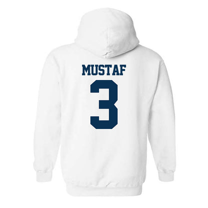 Georgia Tech - NCAA Men's Basketball : Jaeden Mustaf - Classic Fashion Shersey Hooded Sweatshirt-1