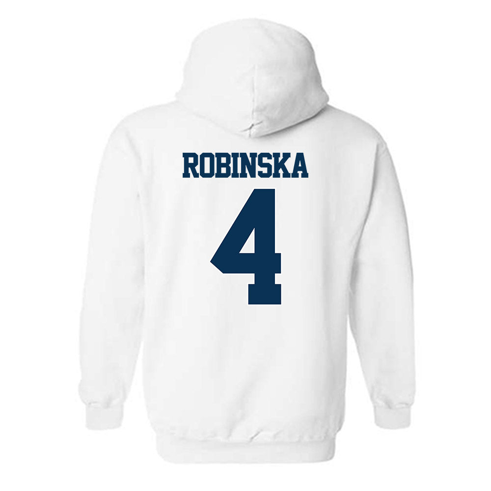 Georgia Tech - NCAA Women's Volleyball : Gabriela Robinska - Classic Fashion Shersey Hooded Sweatshirt-1