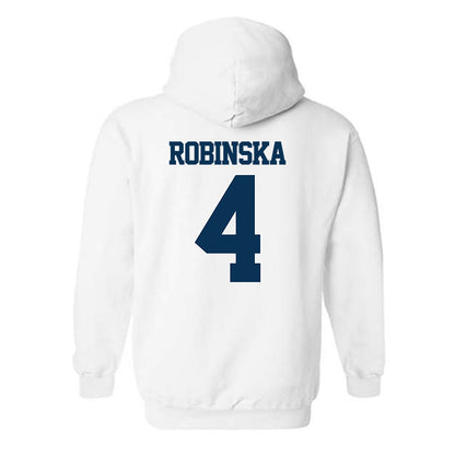 Georgia Tech - NCAA Women's Volleyball : Gabriela Robinska - Classic Fashion Shersey Hooded Sweatshirt-1