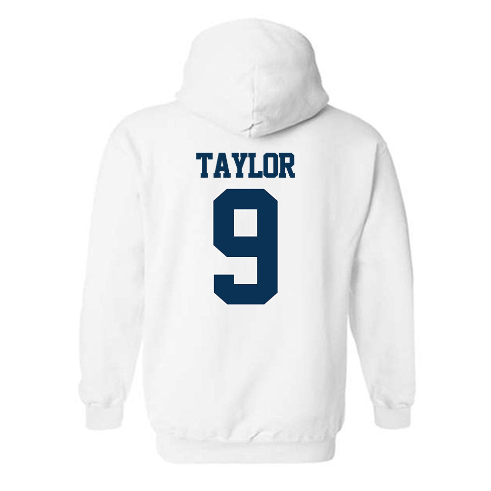 Georgia Tech - NCAA Football : Zion Taylor - Classic Fashion Shersey Hooded Sweatshirt-1