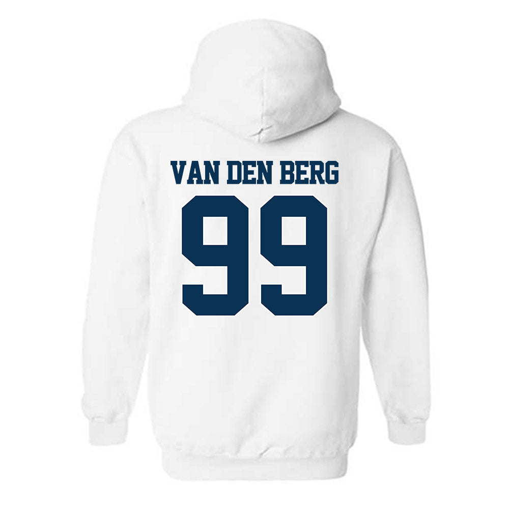 Georgia Tech - NCAA Football : Jordan van den Berg - Classic Fashion Shersey Hooded Sweatshirt-1