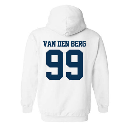 Georgia Tech - NCAA Football : Jordan van den Berg - Classic Fashion Shersey Hooded Sweatshirt-1