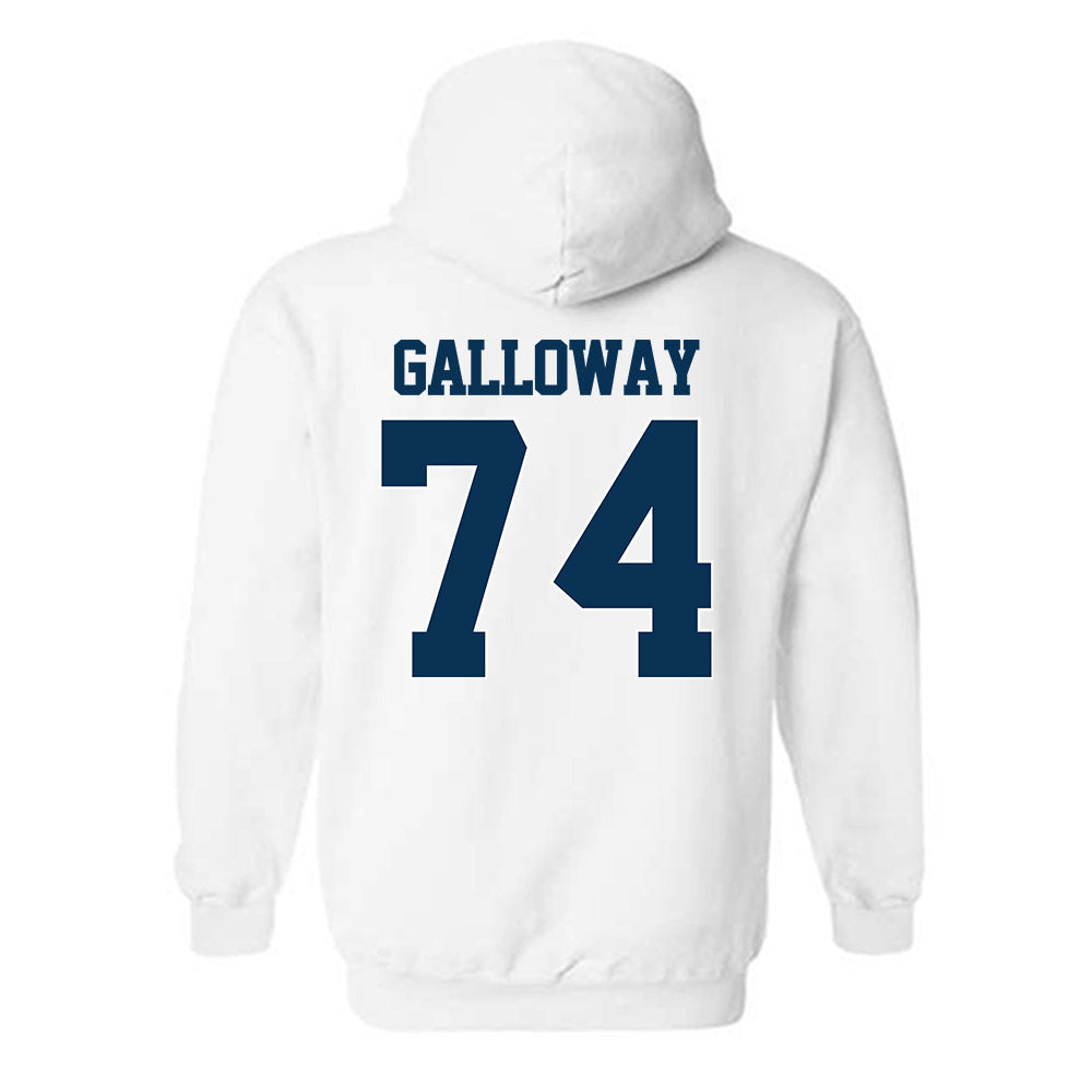Georgia Tech - NCAA Football : Benjamin Galloway - Classic Fashion Shersey Hooded Sweatshirt-1