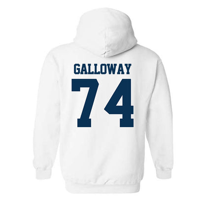Georgia Tech - NCAA Football : Benjamin Galloway - Classic Fashion Shersey Hooded Sweatshirt-1