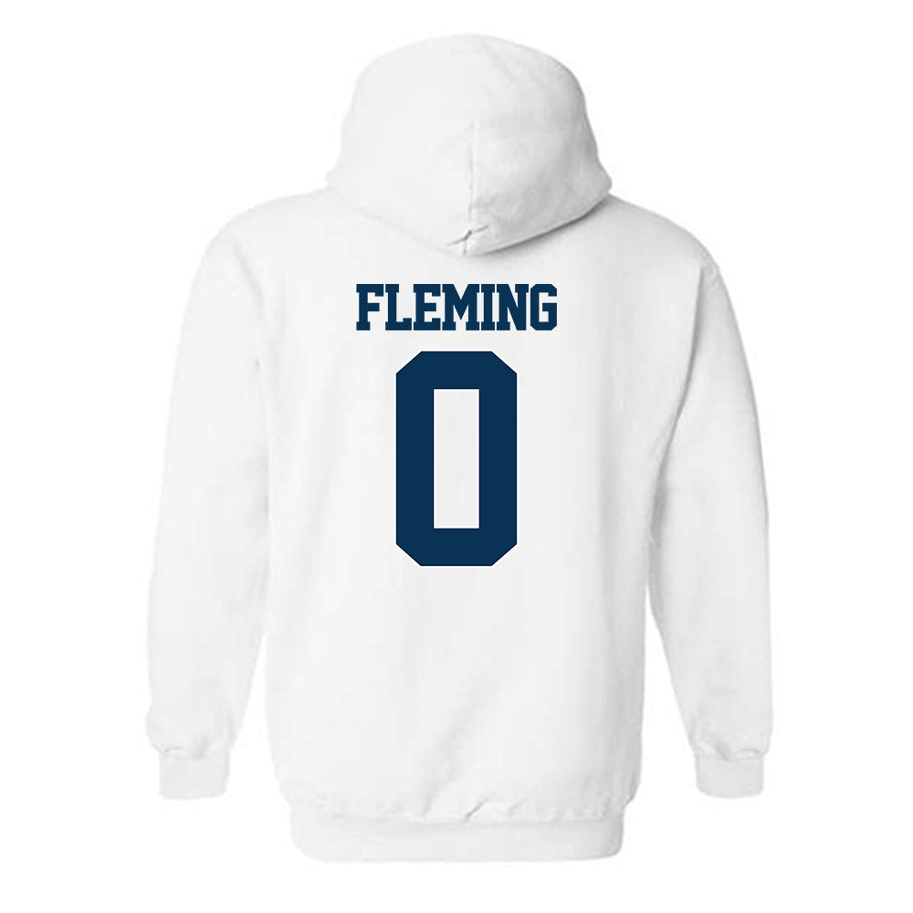 Georgia Tech - NCAA Men's Basketball : Akai Fleming - Classic Fashion Shersey Hooded Sweatshirt-1