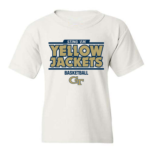 Georgia Tech - NCAA Men's Basketball : Jaeden Mustaf - Classic Fashion Shersey Youth T-Shirt-0