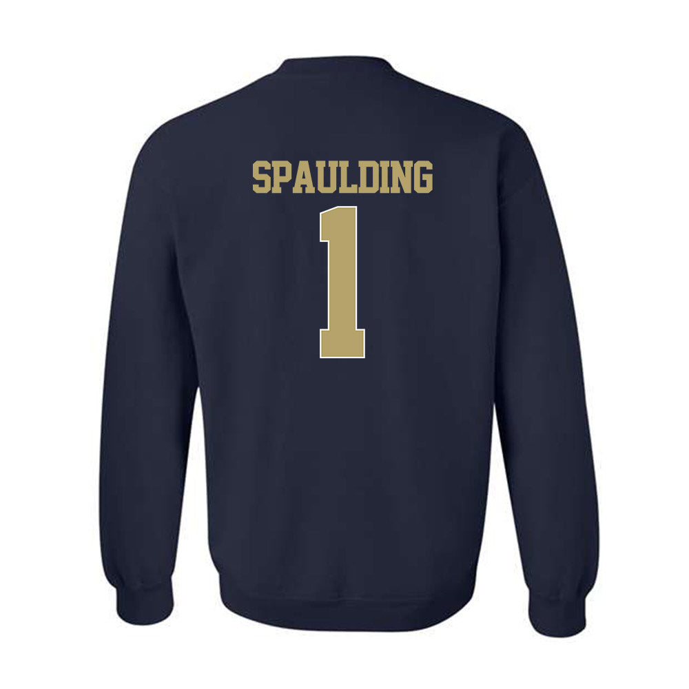 Georgia Tech - NCAA Football : Cayman Spaulding - Classic Shersey Crewneck Sweatshirt-1