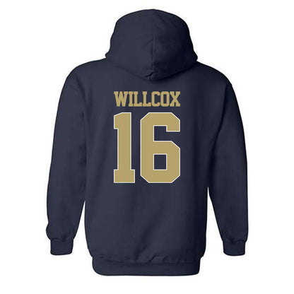 Georgia Tech - NCAA Baseball : Charlie Willcox - Classic Shersey Hooded Sweatshirt-1