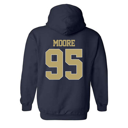 Georgia Tech - NCAA Football : Jason Moore - Classic Shersey Hooded Sweatshirt-1
