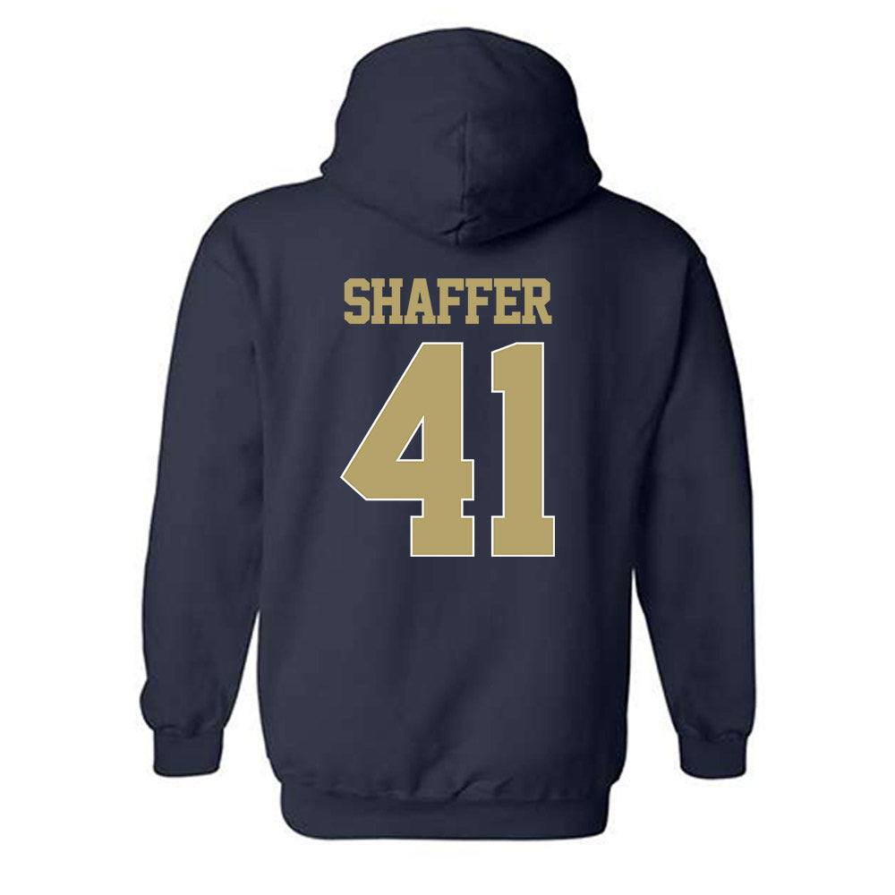 Georgia Tech - NCAA Football : Landon Shaffer - Classic Shersey Hooded Sweatshirt-1