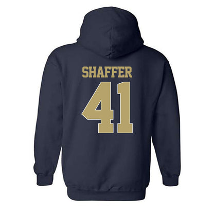 Georgia Tech - NCAA Football : Landon Shaffer - Classic Shersey Hooded Sweatshirt-1