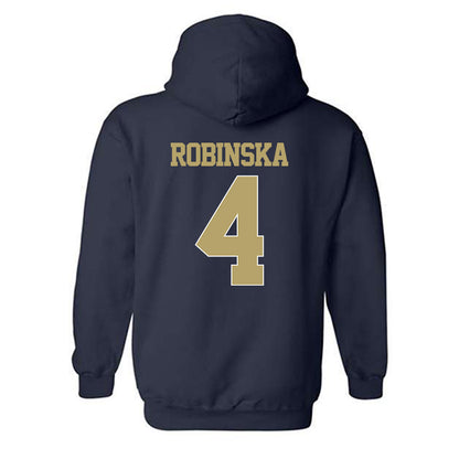 Georgia Tech - NCAA Women's Volleyball : Gabriela Robinska - Classic Shersey Hooded Sweatshirt-1