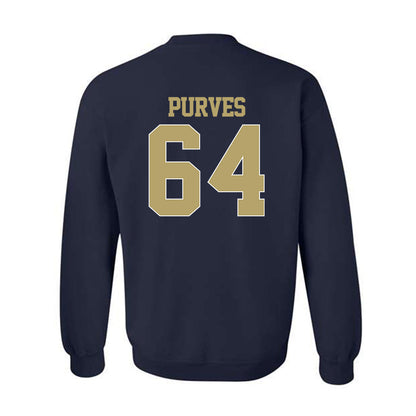 Georgia Tech - NCAA Football : Ryan Purves - Classic Shersey Crewneck Sweatshirt-1