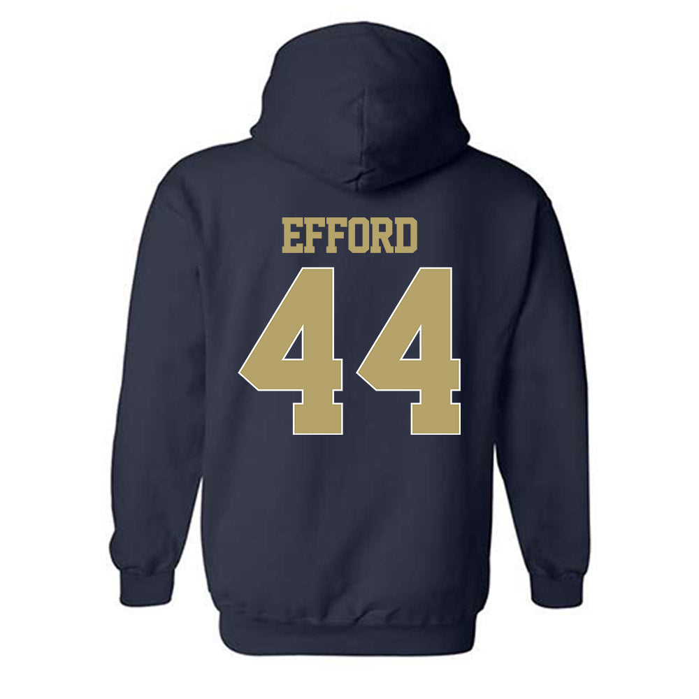 Georgia Tech - NCAA Football : Kyle Efford - Classic Shersey Hooded Sweatshirt-1