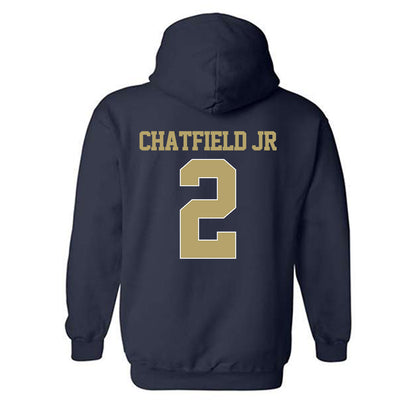 Georgia Tech - NCAA Men's Basketball : Eric Chatfield Jr - Classic Shersey Hooded Sweatshirt-1