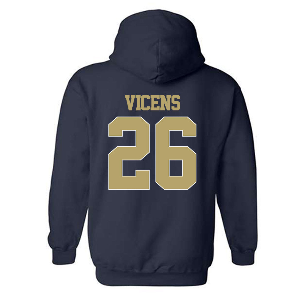 Georgia Tech - NCAA Baseball : Jamie Vicens - Classic Shersey Hooded Sweatshirt-1