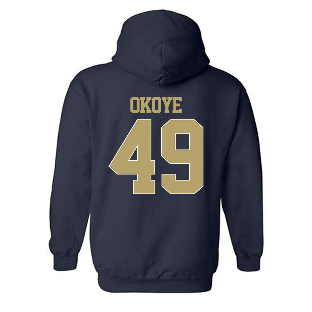 Georgia Tech - NCAA Football : Chuma Okoye - Classic Shersey Hooded Sweatshirt-1