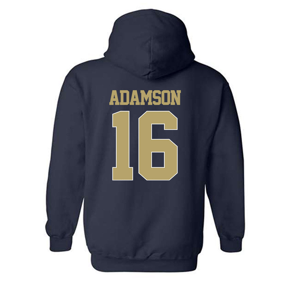 Georgia Tech - NCAA Football : Grady Adamson - Classic Shersey Hooded Sweatshirt-1