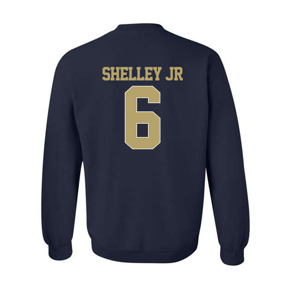 Georgia Tech - NCAA Football : Rodney Shelley Jr - Classic Shersey Crewneck Sweatshirt-1
