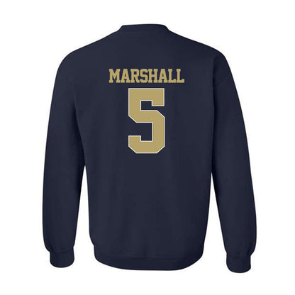 Georgia Tech - NCAA Men's Basketball : Peyton Marshall - Classic Shersey Crewneck Sweatshirt-1