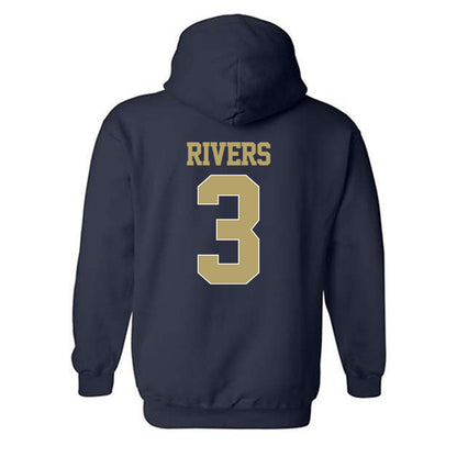 Georgia Tech - NCAA Football : Eric Rivers - Classic Shersey Hooded Sweatshirt-1
