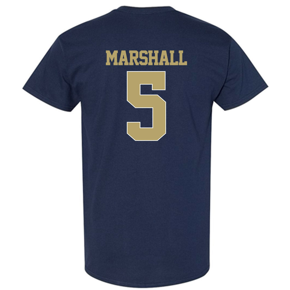 Georgia Tech - NCAA Men's Basketball : Peyton Marshall - Classic Shersey T-Shirt-1