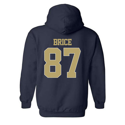 Georgia Tech - NCAA Football : Jamauri Brice - Classic Shersey Hooded Sweatshirt-1