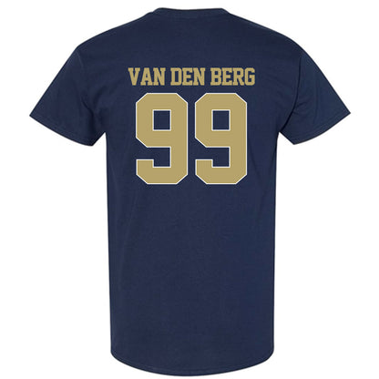 Georgia Tech - NCAA Football : Jordan van den Berg - Classic Shersey T-Shirt-1