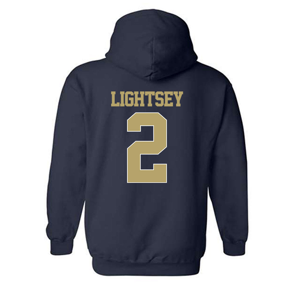 Georgia Tech - NCAA Football : Ej Lightsey - Classic Shersey Hooded Sweatshirt-1