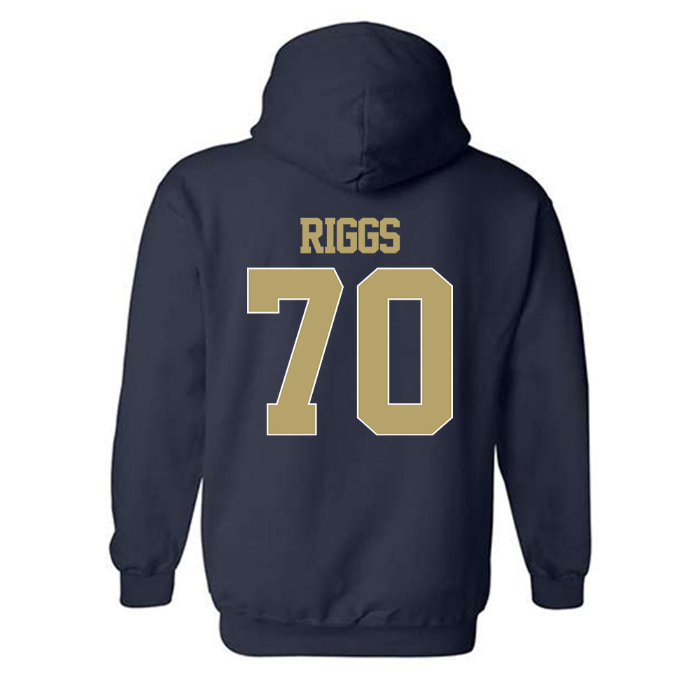 Georgia Tech - NCAA Football : Jameson Riggs - Classic Shersey Hooded Sweatshirt-1