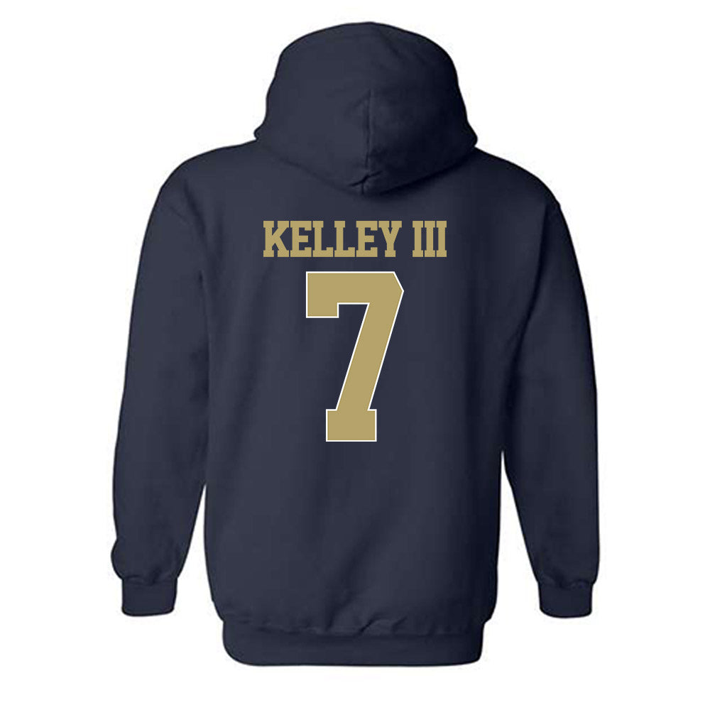 Georgia Tech - NCAA Men's Basketball : Chas Kelley III - Classic Shersey Hooded Sweatshirt-1