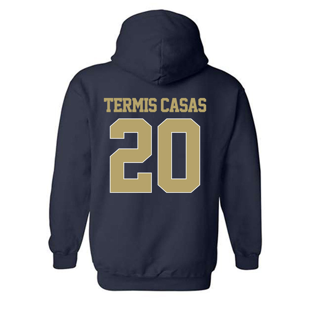 Georgia Tech - NCAA Women's Basketball : Ariadna Termis Casas - Classic Shersey Hooded Sweatshirt-1