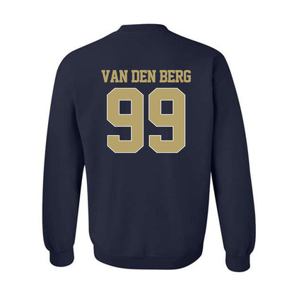 Georgia Tech - NCAA Football : Jordan van den Berg - Classic Shersey Crewneck Sweatshirt-1