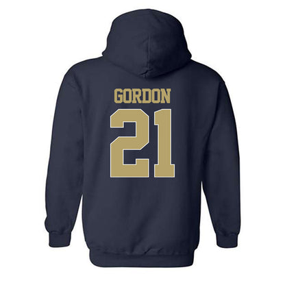 Georgia Tech - NCAA Football : Daylon Gordon - Classic Shersey Hooded Sweatshirt-1
