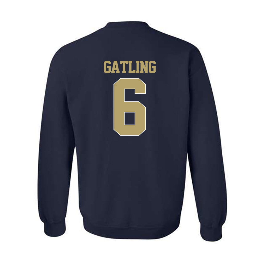 Georgia Tech - NCAA Football : Debron Gatling - Classic Shersey Crewneck Sweatshirt-1