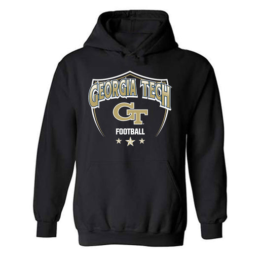 Georgia Tech - NCAA Football : Ej Lightsey - Classic Shersey Hooded Sweatshirt-0