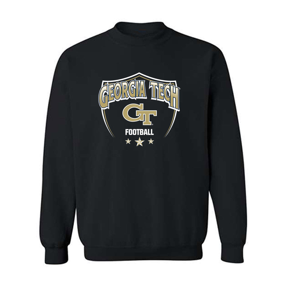 Georgia Tech - NCAA Football : Rodney Shelley Jr - Classic Shersey Crewneck Sweatshirt-0