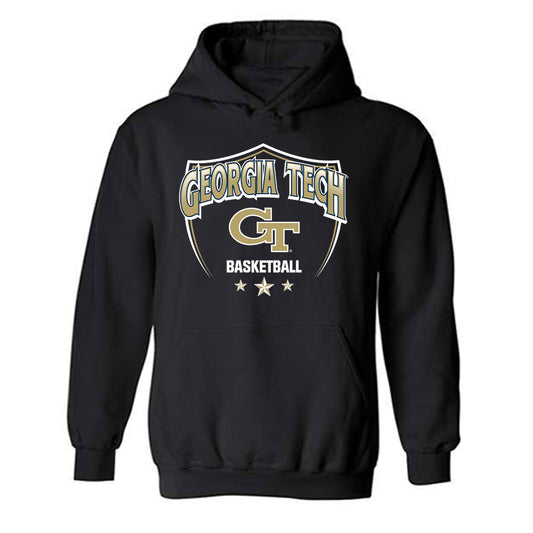 Georgia Tech - NCAA Men's Basketball : Naithan George - Classic Fashion Shersey Hooded Sweatshirt