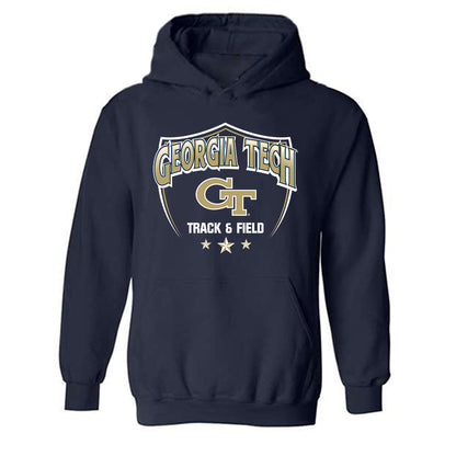 Georgia Tech - NCAA Men's Track & Field : Aaron Jones - Classic Shersey Hooded Sweatshirt-0